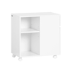 SoBuy Arkivskab Printer Stand Mobilt Arkivskab Sidebord ASK05-W