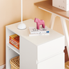 SoBuy Arkivskab Printer Stand Mobilt Arkivskab Sidebord ASK05-W