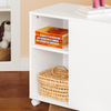 SoBuy Arkivskab Printer Stand Mobilt Arkivskab Sidebord ASK05-W
