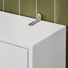 SoBuy Toiletreol Badeværelsesskab Opbevaring til toiletartikler Højskab BZR165-W