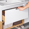 SoBuy Underskab til håndvask Badeværelsesskab Vægskab badeværelse BZR178-WN