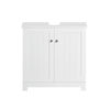 SoBuy, Vaskeskab til badeværelse med 2 døre, hvid, BZR18-W