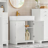 SoBuy, Vaskeskab til badeværelse med 2 døre, hvid, BZR18-W