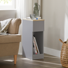 SoBuy Moderne sidebord med opbevaring, grå FBT111-HG