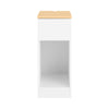 SoBuy Moderne sidebord med opbevaring Sengebord Sofabord Endebord FBT111-II-WN