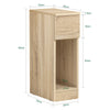 SoBuy Moderne sidebord med opbevaring FBT111-Nx2