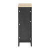 SoBuy Moderne sidebord med opbevaring, sort FBT111-SCH