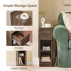 SoBuy Sengebord med kasse til elastisk bed sofabord, sidebord, smalt telefonbord, natbord, træbh ca. 20 x 60 x 35 cm FBT11-SN