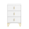 SoBuy Sidebord Sofabord Endebord Sengebord Cafébord FBT115-L-W
