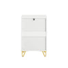 SoBuy Sidebord Sofabord Endebord Sengebord Cafébord FBT115-L-W