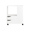 SoBuy Printerstander med hjul Rullebord Opbevaringsbord Sidebord FBT129-W