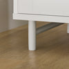 SoBuy Sengebord Cafébord Sofabord med skuffe Sidebord FBT133-W
