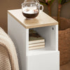 SoBuy Sengebord Sofabord Sidebord med opbevaring FBT149-WN