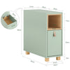 SoBuy Sidebord Opbevaringsbord Sofabord Cafébord FBT161-GR