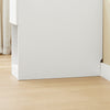 SoBuy Sengebord med 3 rum til elastisk bed sofabord, sidebord, smalt telefonbord, natbord, hvid bh ca. 20 x 60 x 65 cm FBT162-WN