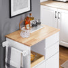 SoBuy Køkkenø konsolbord Køkkenvogn Skænk FKW123-WN