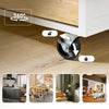 SoBuy FKW131 -WN Kitchen Wagon on Wheels - Kitchen Cabinets with Countertop in Rubber Wood, Fremskæret køkkenenhed til spisestue og kaffestation, 92 x 42 x 87 cm, hvid