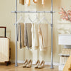 SoBuy Walk-in closet modular garderobe med teleskopstænger FRG109-HG