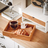 SoBuy Kaffekapselæske | opbevaringsboks | bambus skuffeæske FRG180-WN