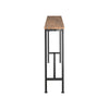 SoBuy Pladsbesparende Sidebord Konsolbord i industriel stil Længde 120 cmBredde 20 cm Højde 65 cm brun FSB19-N