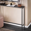 SoBuy Sidebord Smal aflastningsbord Sofaborde FSB19-XL-SCH