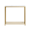 SoBuy Pladsbesparende Sidebord Konsolbord marmormønstret Længde 80 cmBredde 30 cm Højde 75 cm FSB29-G