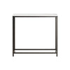 SoBuy Pladsbesparende Sidebord Konsolbord marmormønstret Længde 80 cmBredde 30 cm Højde 75 cm FSB29-SCH