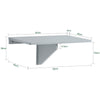 SoBuy Vægmonteret klapbord Laptopbord Foldebord Barbord FWT03-HG