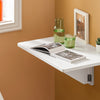 SoBuy Vægmonteret klapbord pladsbesparende Foldebord Barbord, Længde 60 cm Bredde 40 cm, hvid FWT03-W