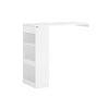 SoBuy Barbord Højt bord Spisebord med 3 hylder FWT101