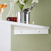 SoBuy Barbord Højt bord Spisebord med 3 hylder FWT101