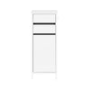 SoBuy Sengebord Sofabord Sidebord med opbevaring Arkivskab FWT108-W