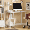 SoBuy Skrivebord med reol,ComputerbordL100* D50 * H75 cm hvid FWT29-W