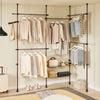 SoBuy Garderob, Klädstång, Klädställning, KLS04-BR