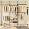 SoBuy Garderob, Klädstång, Klädställning, KLS04-BR