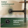 SoBuy KLS03-II-HG Justerbar og stabil tøjstativ - Teleskopisk åben garderobe til soveværelse og walk-in closet, grå