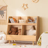 SoBuy Børne bogreol Hjørne bogreol Magasinholder Legetøjsopbevaring KMB111-N