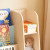 SoBuy Boghylde til Børn 4 Hylder Børneboghylde Børneværelse Opbevaring KMB114-GR