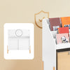 SoBuy Hvid fire-etagers bogreol – Børnehylde Børnebogreol KMB115-W