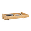 SoBuy Sengebord, hylde til seng, Længde 36 cm Bredde 25 cm Højde 9 cm bambustræ NKD01-N