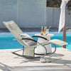 SoBuy, 2 x Gungstol, Loungestol, Utemöbler, 2-sits, Beige, OGS28-MIx2