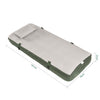 Sobuy OGS32-II-GR-P01 Luftmadras med pumpe enkeltseng liggeunderlag campingmadras rejsemadras luftmadras camping til private campingmadras grøn 191 x 22 x 76 cm