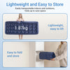 Sobuy OGS32-II-HG-P01 Luftmadras med pumpe enkeltseng liggeunderlag campingmadras rejsemadras luftmadras camping til private campingmadras grå 191 x 22 x 76 cm
