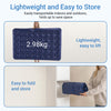 SoBuy OGS32-II-L-GR-P01 Luftmadras med pumpe dobbeltseng liggeunderlag campingmadras rejsemadras luftmadras camping til to, campingmadras grøn 191 x 22 x 137 cm
