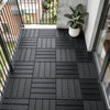Sobuy SDA14-HG altan gulvbelægning 15 stk terrasse fliser klik system altan fliser vejrbestandige klik fliser altan terrasse fliser udendørs grå 30,5 x 2 x 30,5 cm
