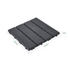 Sobuy SDA15-HG altan gulvbelægning 35 stk terrasse fliser klik system altan fliser vejrbestandige klik fliser altan terrasse fliser udendørs grå 30,5 x 2 x 30,5 cm