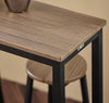 SoBuy Køkkenbord med 4 skamler Barbord Altanbord Loungebord Højt bord Spisebord med stole OGT22-SCH