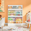 SoBuy lav bogreol Børne bogreol Magasinholder KMB45-W