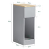 SoBuy Moderne sidebord med opbevaring FBT111-HGx2