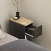 SoBuy Moderne sidebord med opbevaring, sort FBT111-SCH